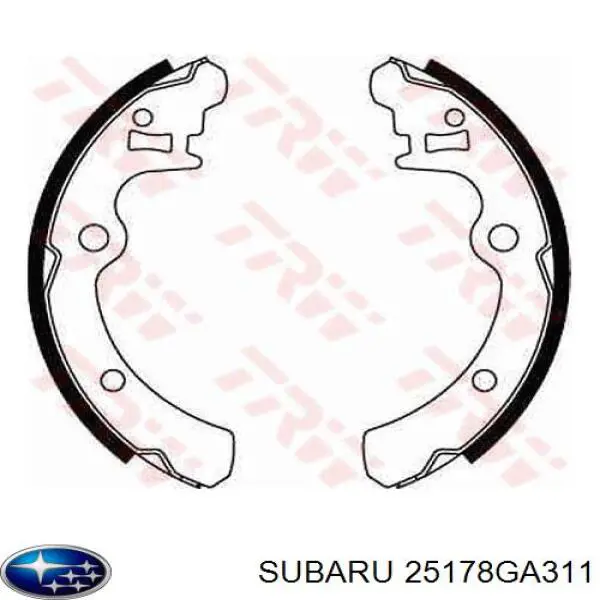 25178GA311 Subaru Колодки гальмівні задні, барабанні