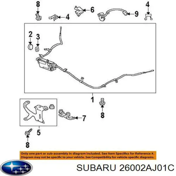  26002AJ01C Subaru