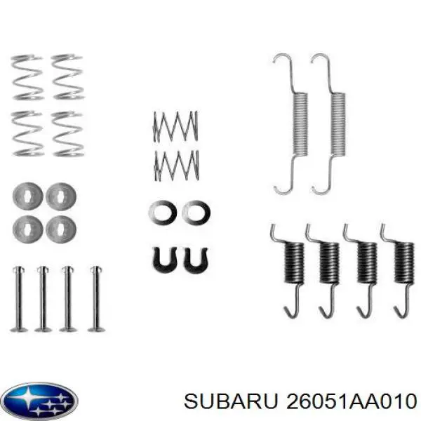 Трос ручного гальма задній, лівий Subaru Legacy 1 (BJF) (Субару Легасі)
