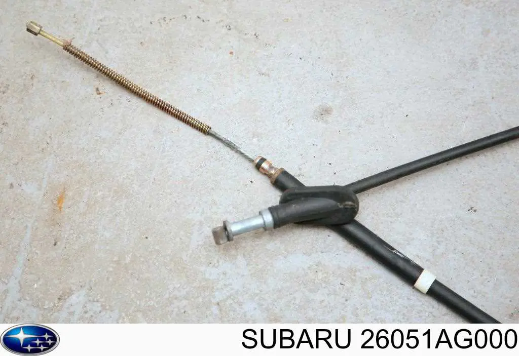 Трос стоянкового гальма задній правий Subaru 26051AG000 ціна, від 33.22 USD