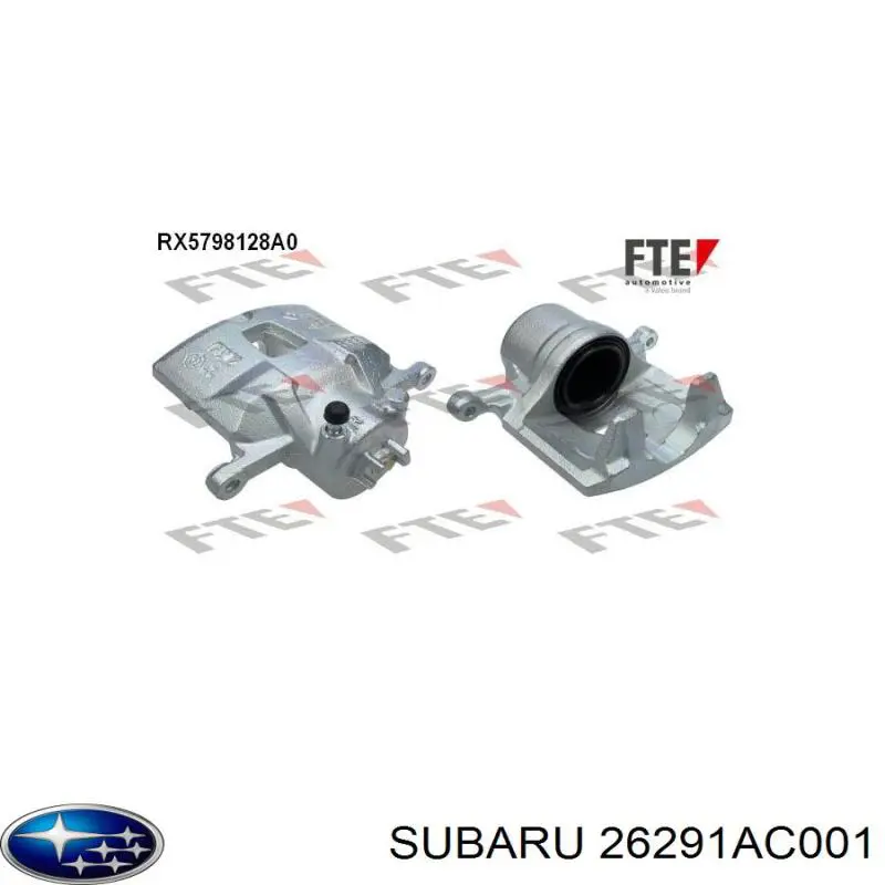 Купити 26291AC001 Subaru Супорт гальмівний передній правий