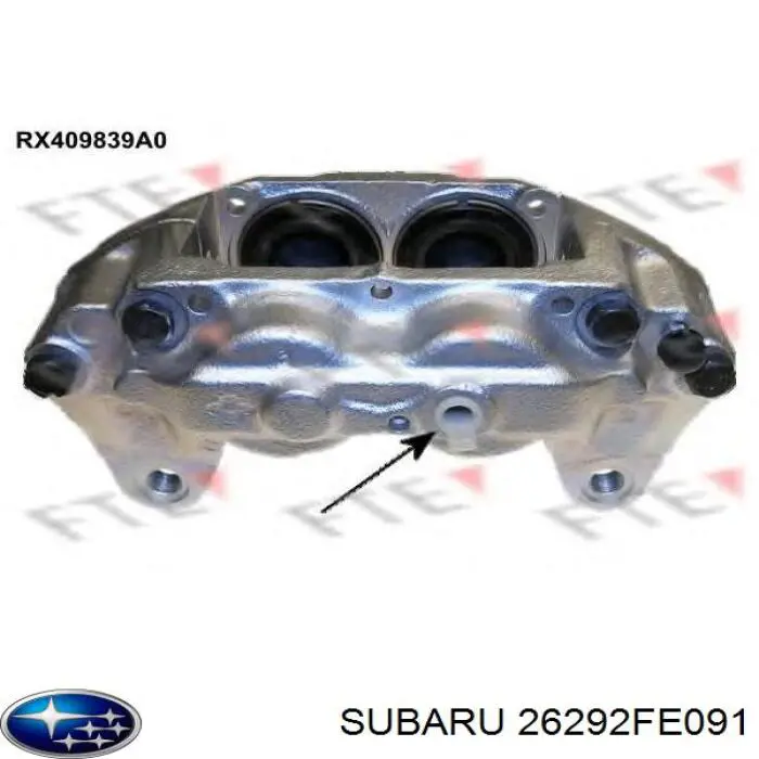 Купити 26292FE091 Subaru Супорт задній правий