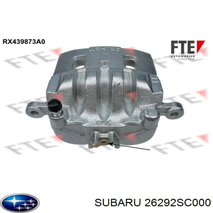 Супорт гальмівний передній правий Subaru 26292SC000 ціна, від 12.67 USD