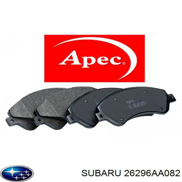 Задні гальмівні колодки Subaru 26296AA082 ціна, від 14.74 USD