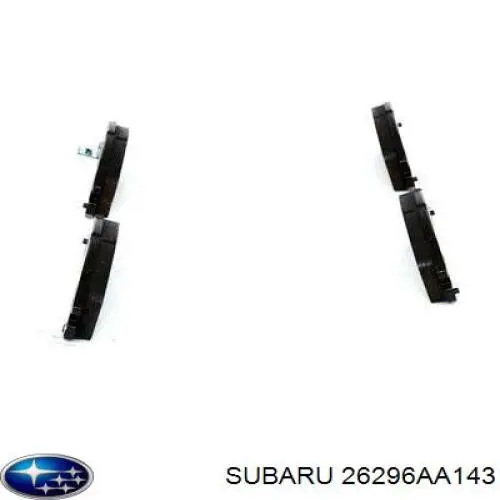 Передні тормозні колодки 26296AA143 Subaru