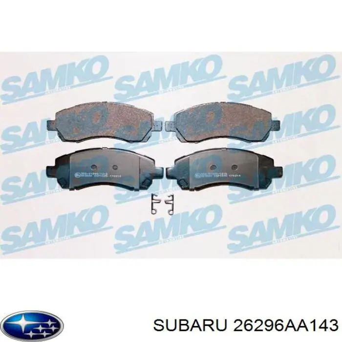 Гальмівні колодки Subaru 26296AA143 ціна, від 16.27 USD