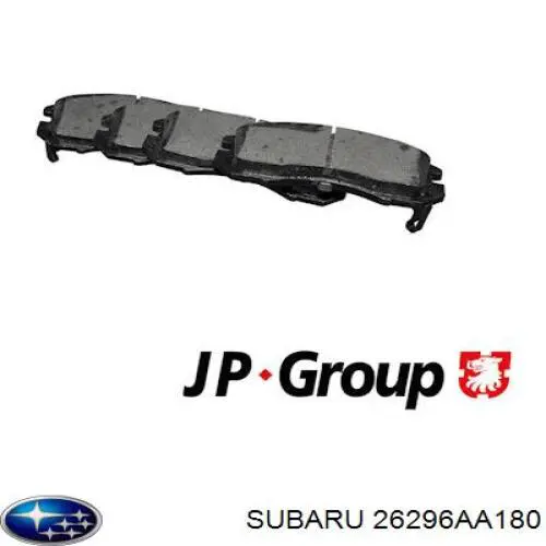 26296AA180 Subaru колодки гальмівні передні, дискові