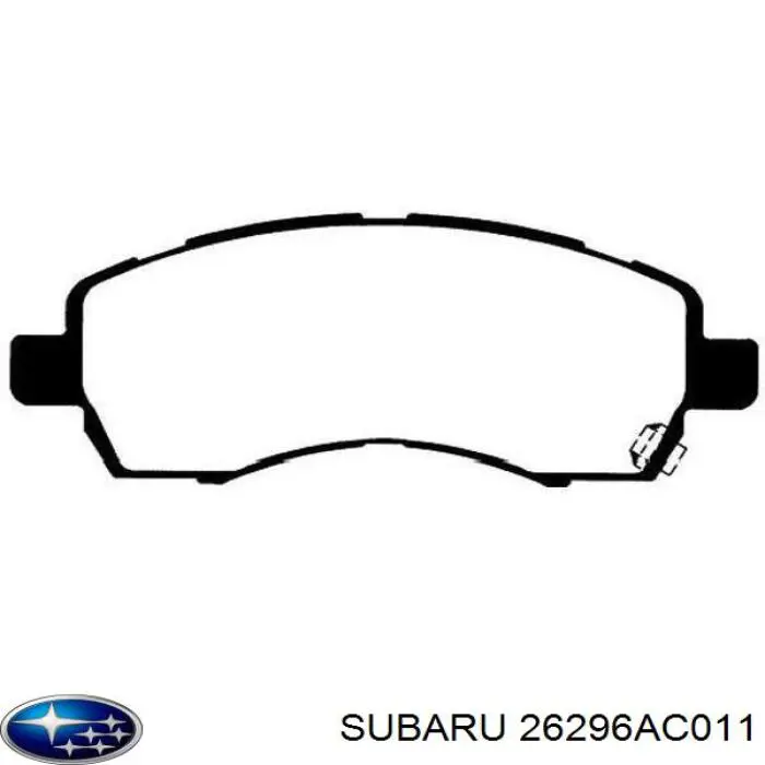 Гальмівні колодки Subaru 26296AC011 ціна, від 22.01 USD