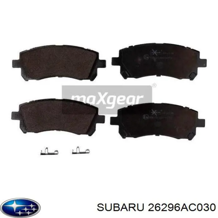 Колодки гальмівні передні, дискові 26296AC030 Subaru