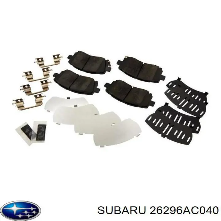 Купити 26296AC040 Subaru Колодки гальмівні передні, дискові