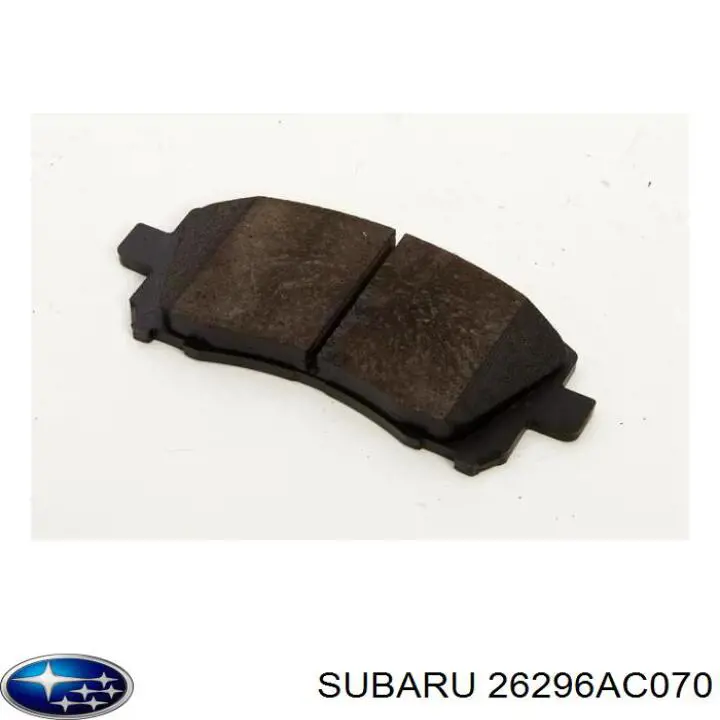 26296AC070 Subaru колодки гальмівні передні, дискові
