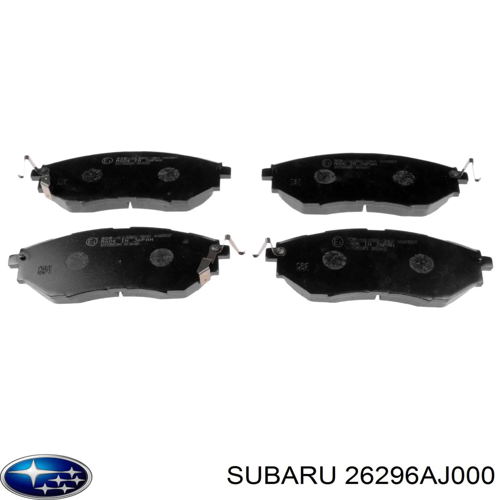 Купити 26296AJ000 Subaru Колодки гальмівні передні, дискові
