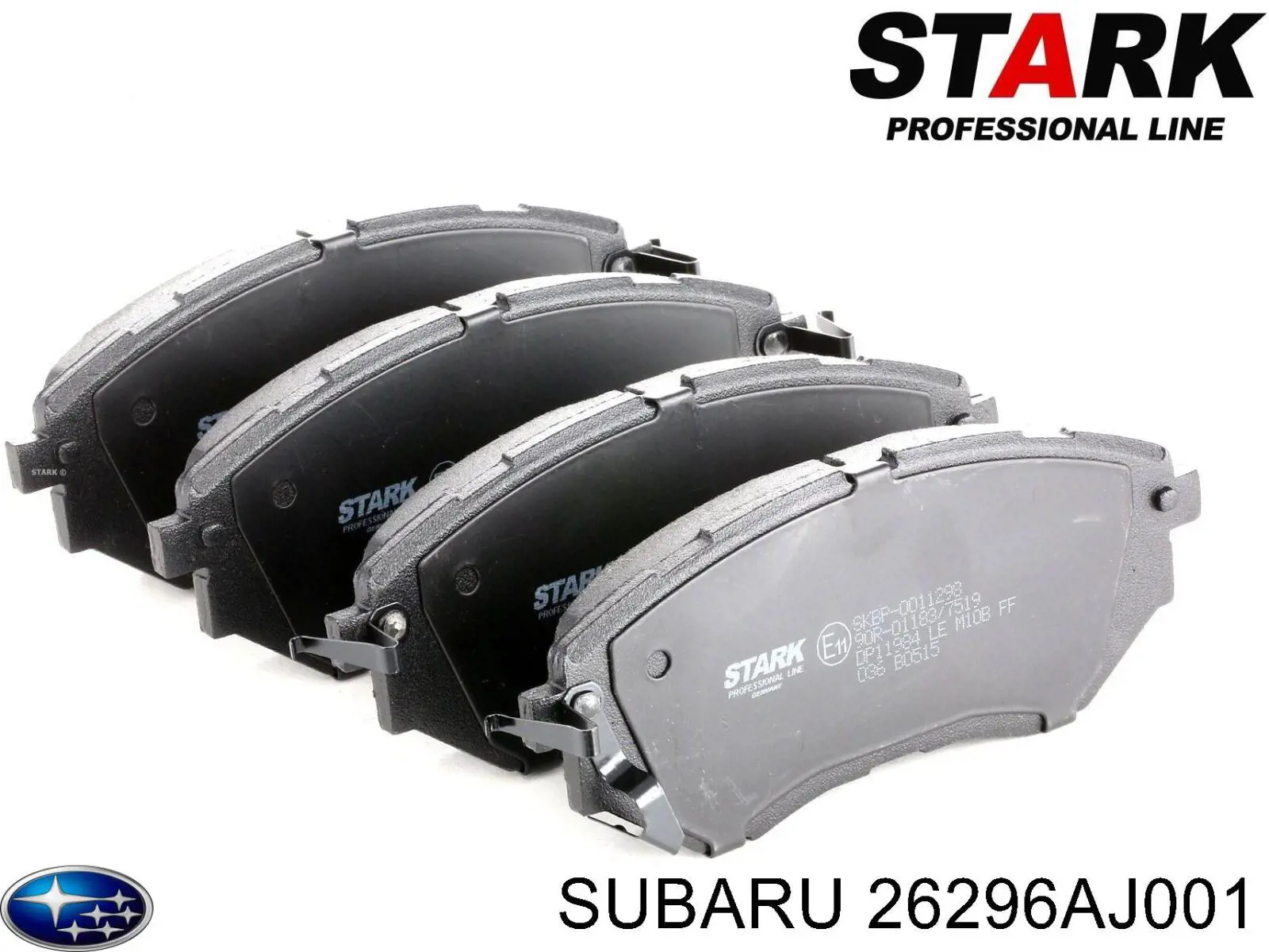 Гальмівні колодки Subaru 26296AJ001 ціна, від 35.46 USD