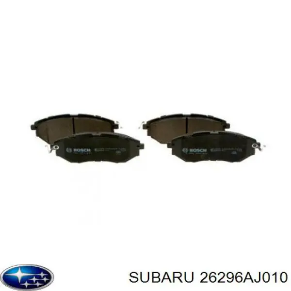 Купити 26296AJ010 Subaru Колодки гальмівні передні, дискові