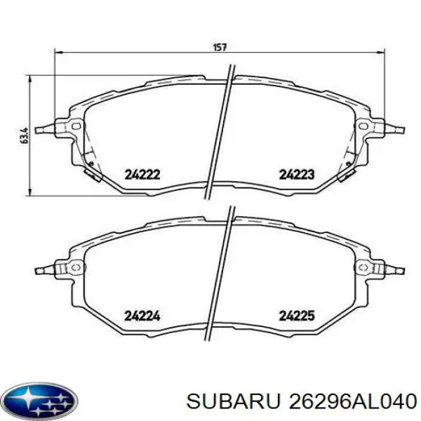  26296AL040 Subaru