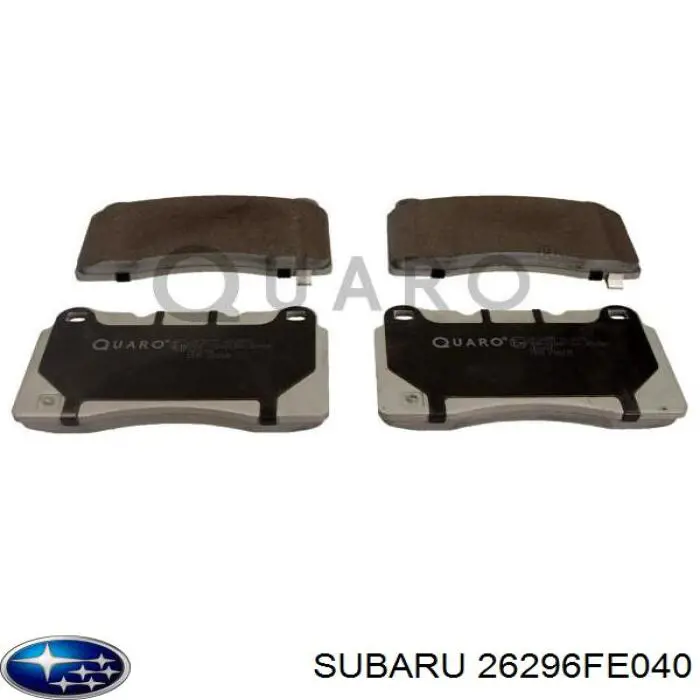 26296FE040 Subaru Передні гальмівні колодки
