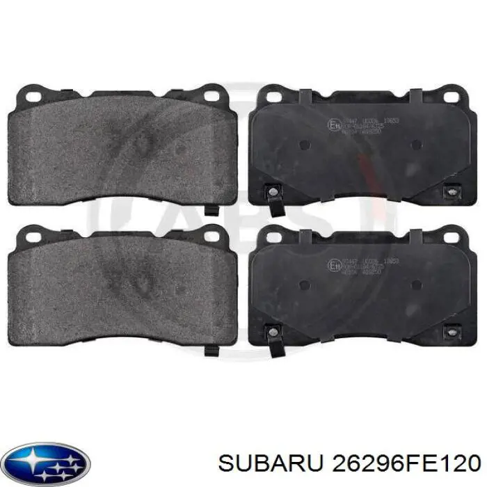 26296FE120 Subaru Передні гальмівні колодки