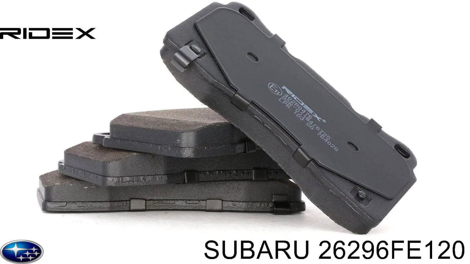 Тормозні колодки Subaru 26296FE120