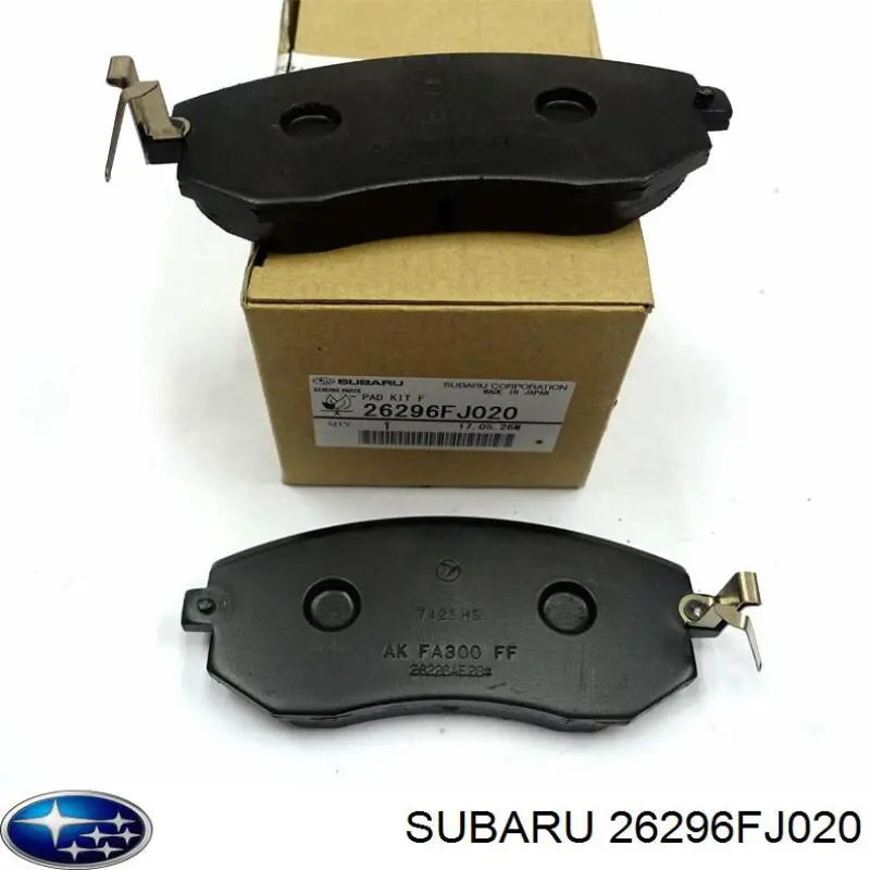 Гальмівні колодки Subaru 26296FJ020 ціна, від 37.50 USD