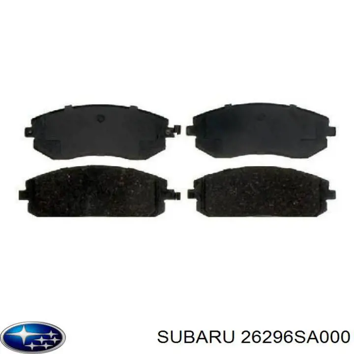 26296SA000 Subaru колодки гальмівні передні, дискові