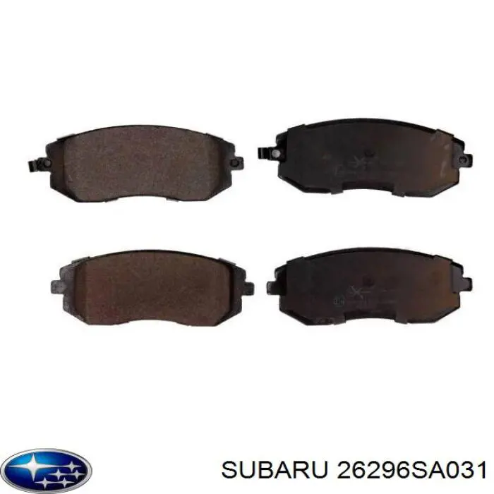 Гальмівні колодки Subaru 26296SA031 ціна, від 23.79 USD