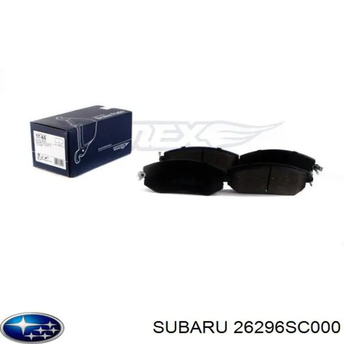 26296SC000 Subaru колодки гальмівні передні, дискові