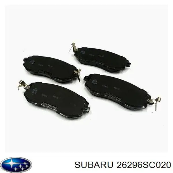 Гальмівні колодки Subaru 26296SC020 ціна, від 22.86 USD