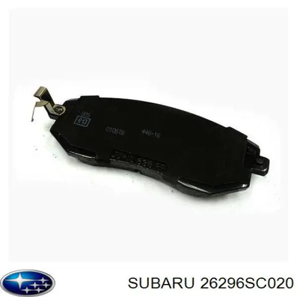 Купити 26296SC020 Subaru Колодки гальмівні передні, дискові