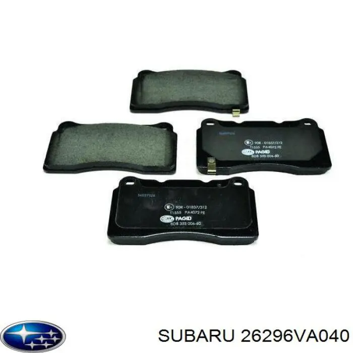 Гальмівні колодки Subaru 26296VA041 ціна, від 539.14 USD