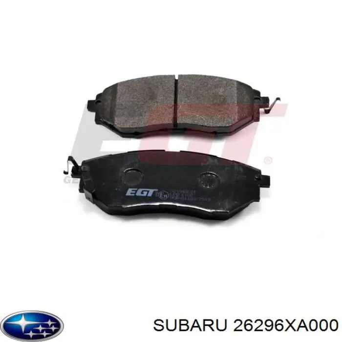 Купити 26296XA000 Subaru Колодки гальмівні передні, дискові