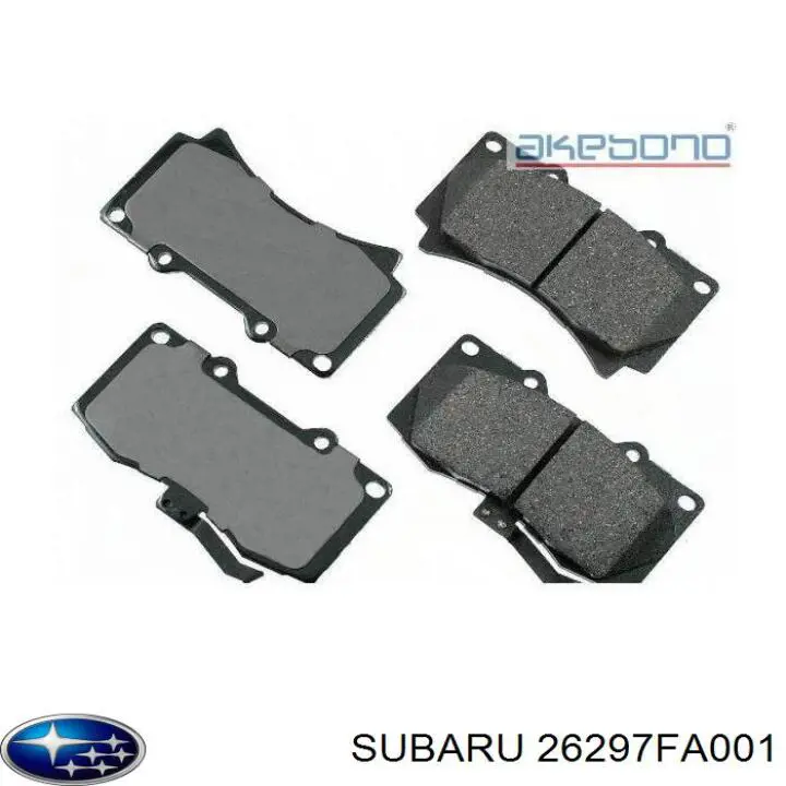 26297FA001 Subaru Ремкомплект гальмівної системи