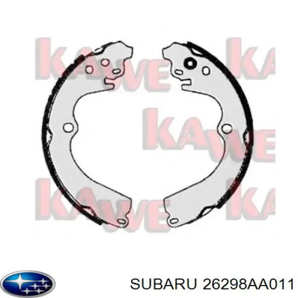 Колодки гальмові задні, барабанні Subaru 26298AA011 ціна, від 22.31 USD