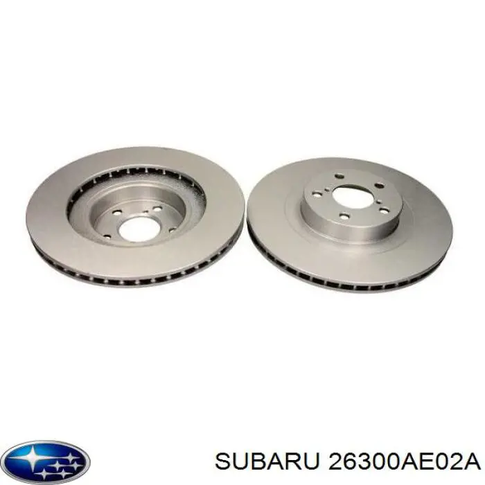 Диск переднього гальма Subaru 26300AE02A ціна, від 48.43 USD