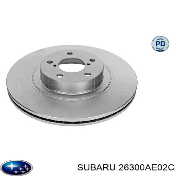 26300AE02C Subaru диск гальмівний передній