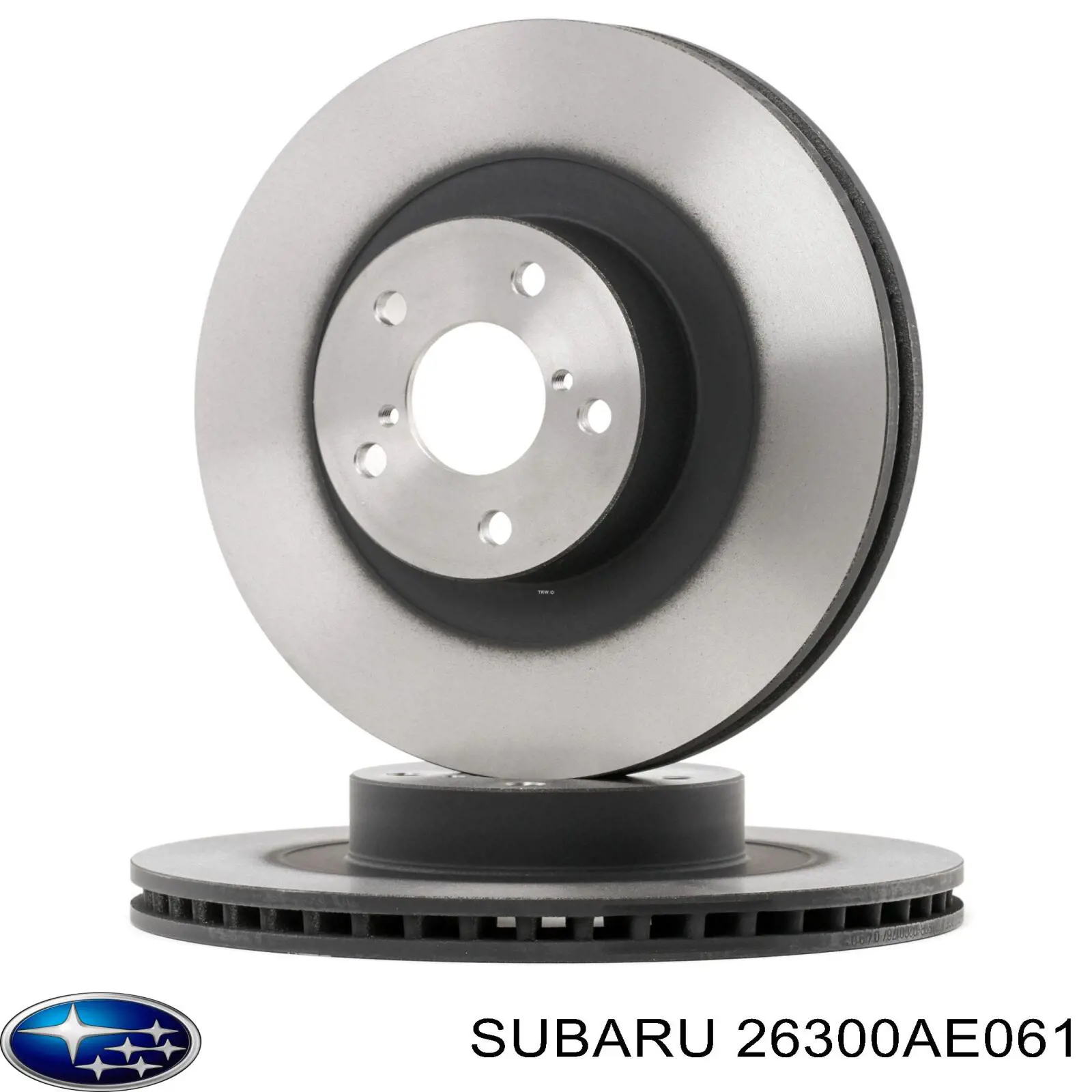 26300AE061 Subaru диск гальмівний передній