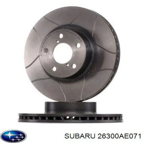 26300AE071 Subaru диск гальмівний передній