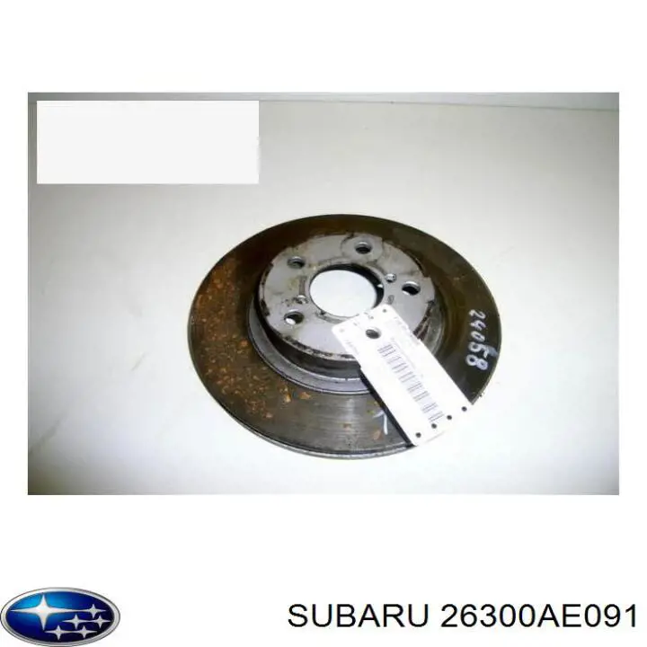 26300AE091 Subaru диск гальмівний передній