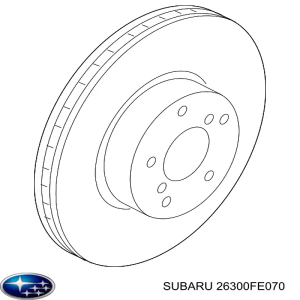 Купити 26300FE070 Subaru Ротор гальмівний