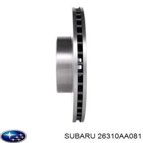 Диск переднього гальма Subaru 26310AA081 ціна, від 32.53 USD