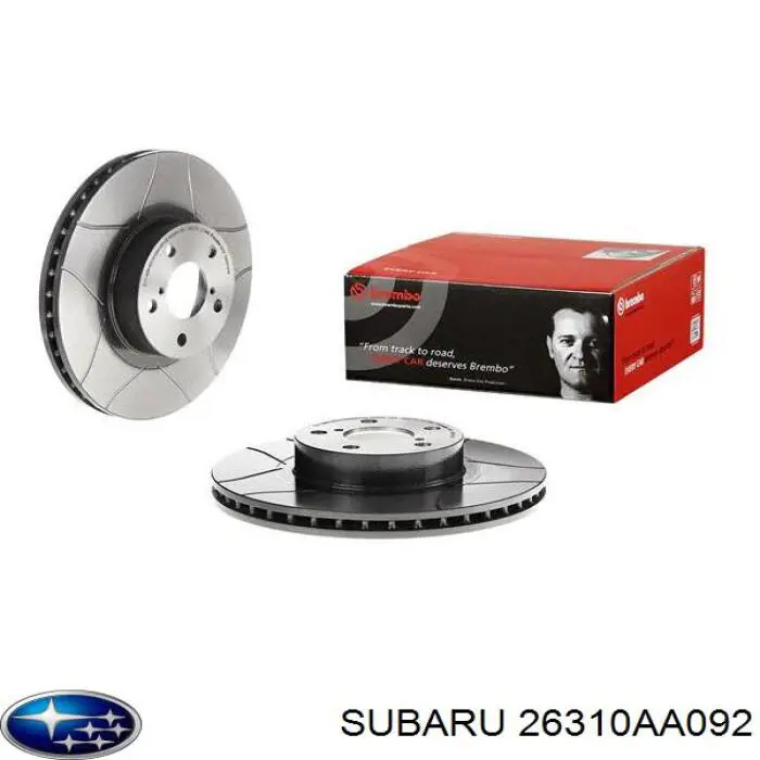 Гальмівні диски передні 26310AA092 Subaru