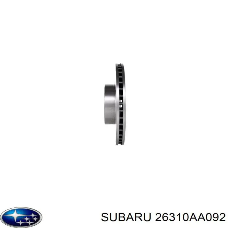Диск гальмівний передній Subaru 26310AA092