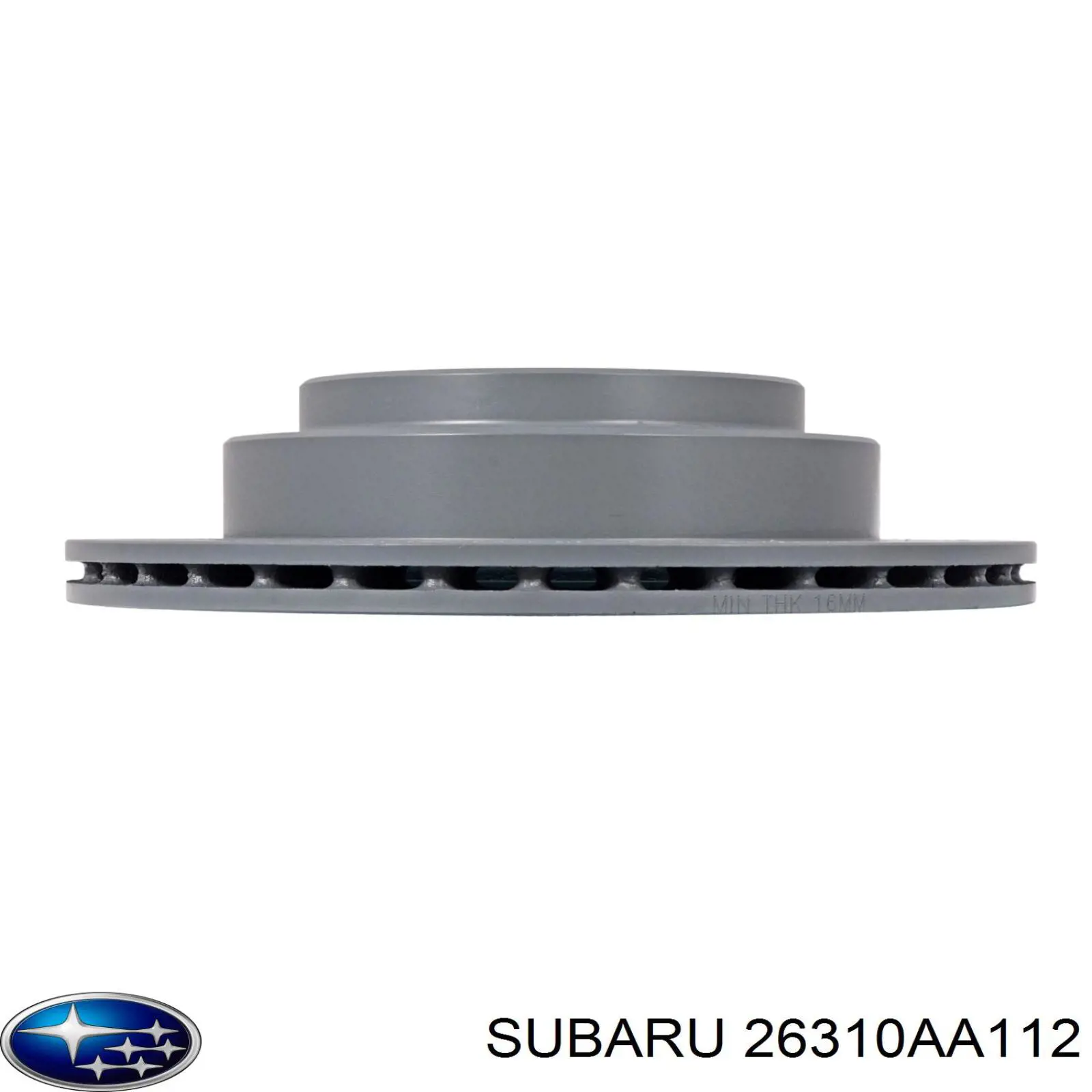 26310AA112 Subaru диск гальмівний задній