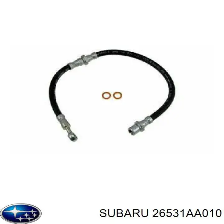 Шланг гальмівний передній, лівий 26531AA010 Subaru