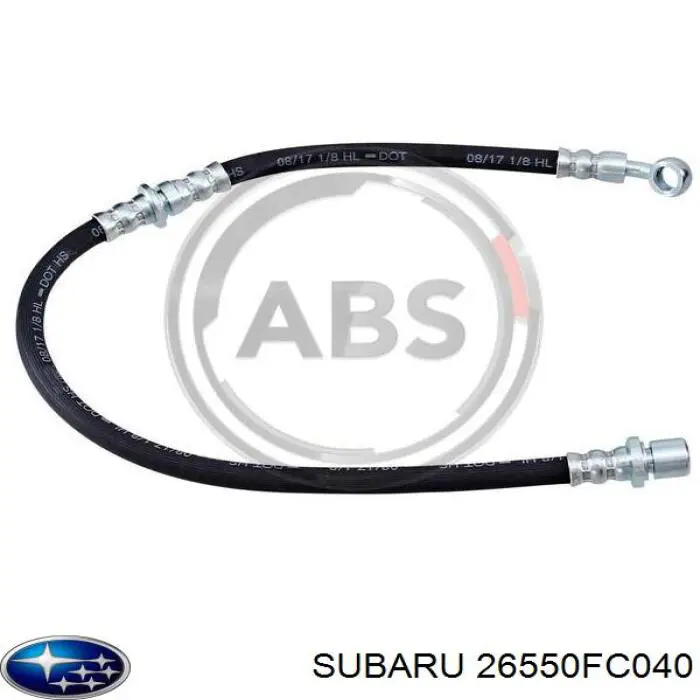 59949 Quick Brake Шланг гальмівний задній, лівий