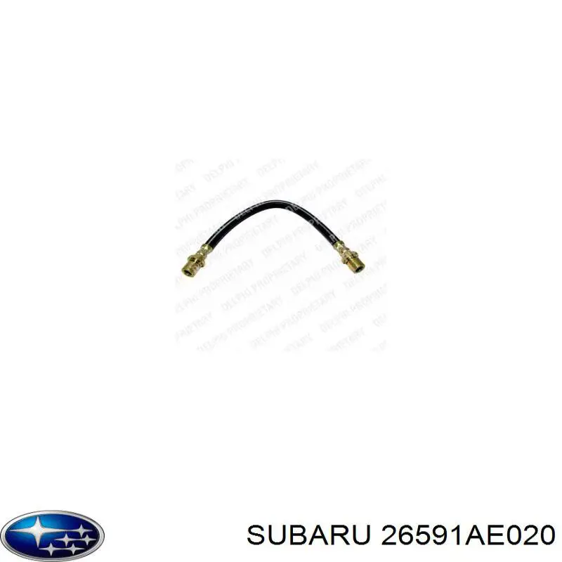 Купити 26591AE020 Subaru Шланг гальмівний задній