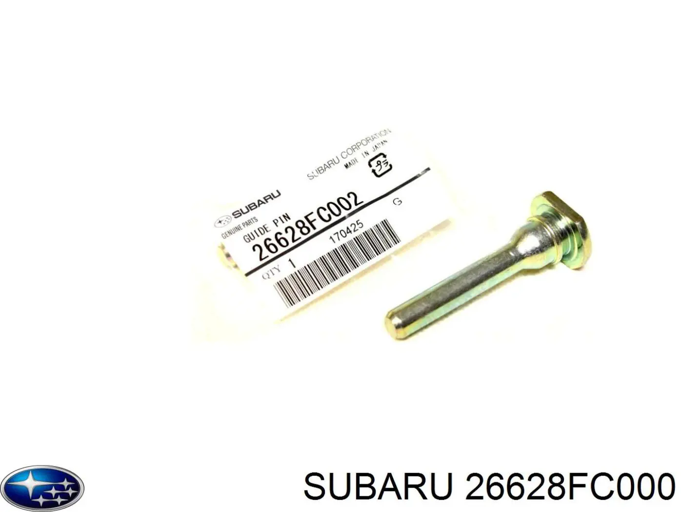 26628FC000 Subaru Напрямна супорта заднього, верхня
