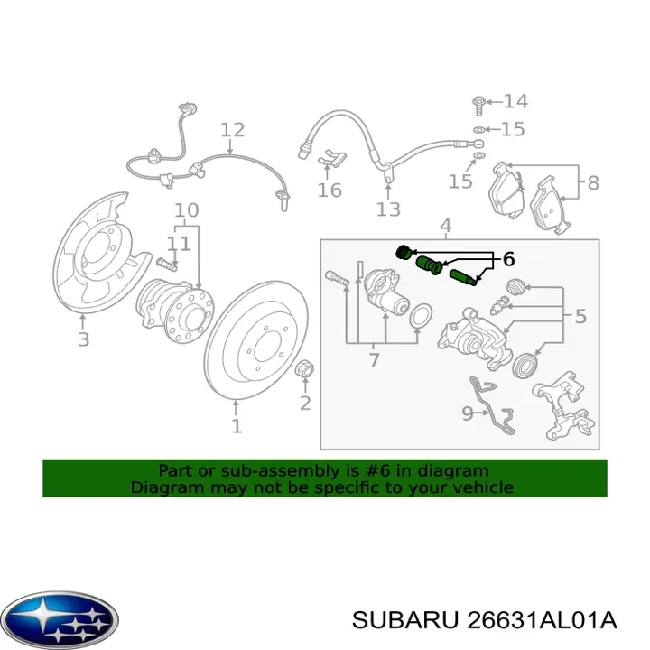  26631AL01A Subaru