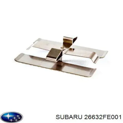 Купити 26632FE001 Subaru Комплект пружинок кріплення дискових колодок, задніх