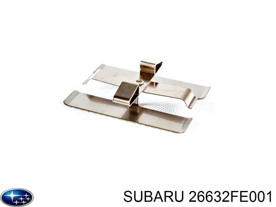 Комплект пружинок кріплення дискових колодок, задніх 26632FE001 Subaru