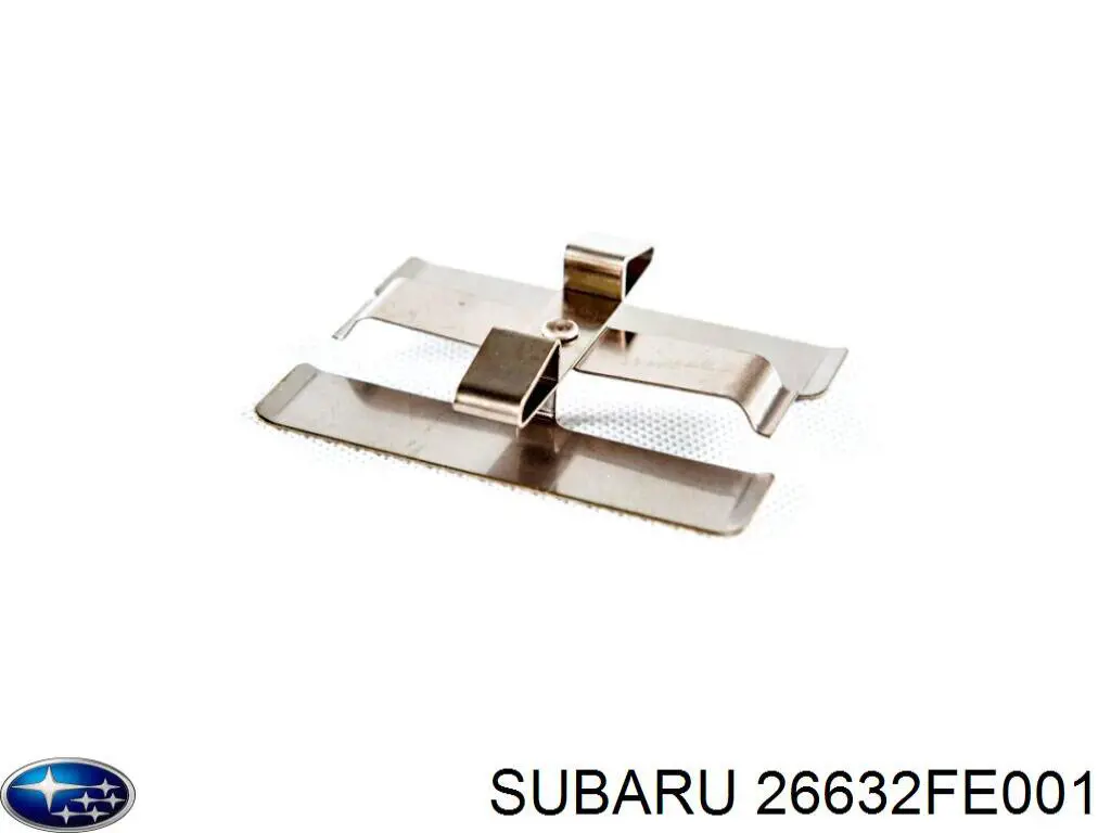 26632FE001 Subaru Комплект пружинок кріплення дискових колодок, задніх
